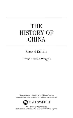 The history of China