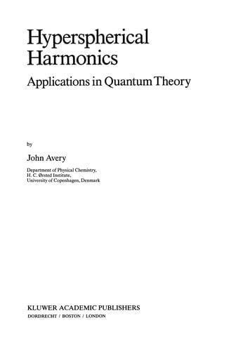 Hyperspherical Harmonics