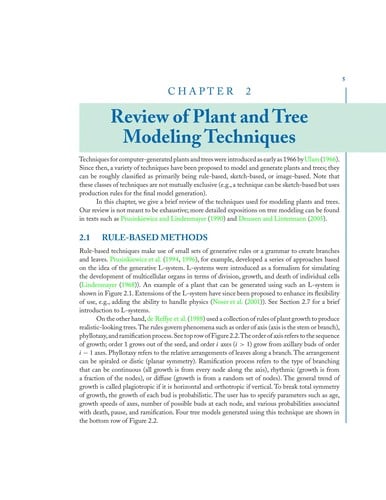 Image-based modeling of plants and trees