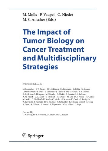 The Impact of Tumor Biology on Cancer Treatment and Multidisciplinary Strategies