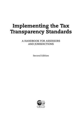 Implementing the tax transparency standards
