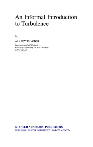 An informal introduction to turbulence