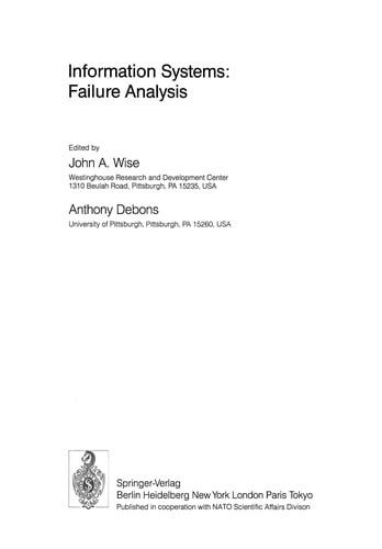 Information Systems: Failure Analysis