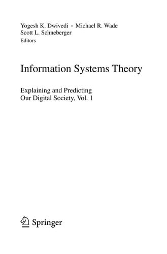 Information systems theory