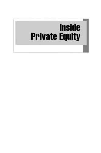 Inside private equity