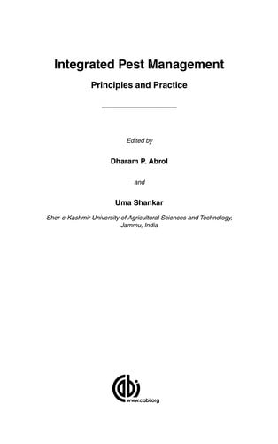 Integrated pest management