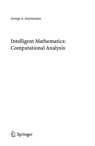 Intelligent Mathematics: Computational Analysis