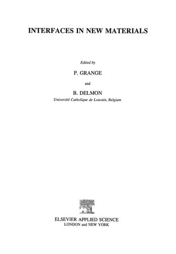 Interfaces in New Materials