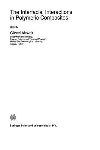 The Interfacial interactions in polymeric composites