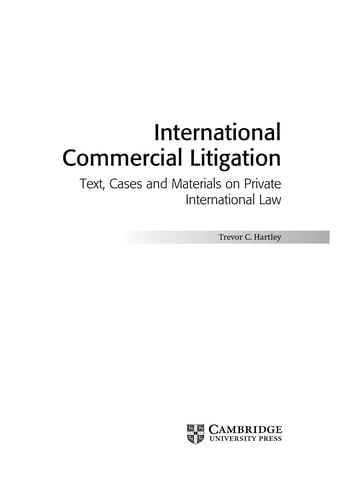 International commercial litigation