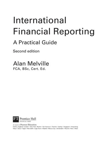 International financial reporting