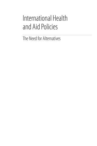 International health and aid policies
