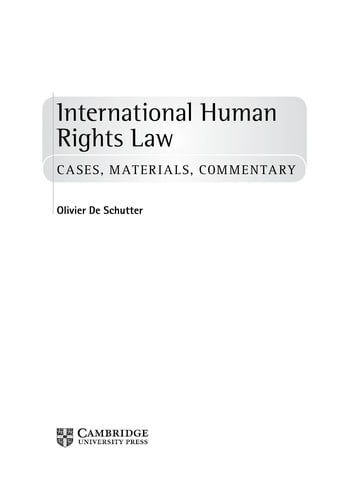 International human rights law