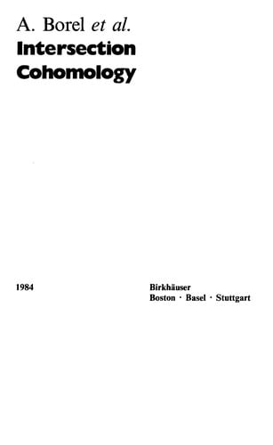 Intersection cohomology