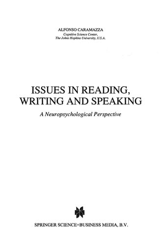 Issues in Reading, Writing and Speaking