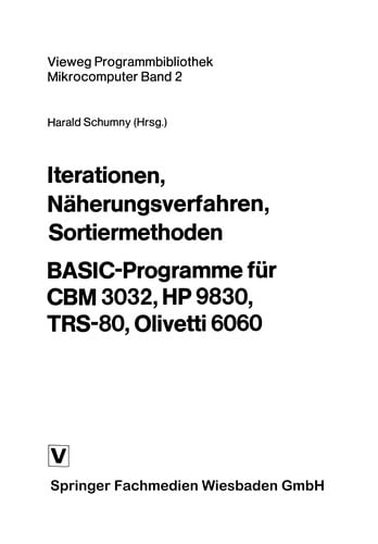 Iterationen, Näherungsverfahren, Sortiermethoden
