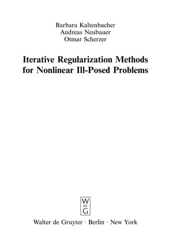 Iterative regularization methods for nonlinear ill-posed problems