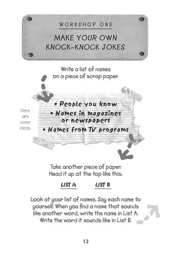 You can make your own jokes