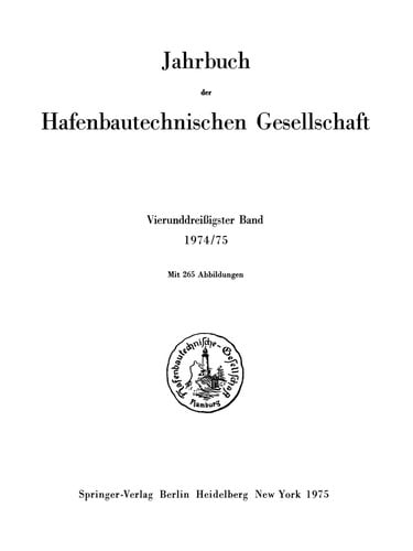 Jahrbuch der Hafenbautechnischen Gesellschaft