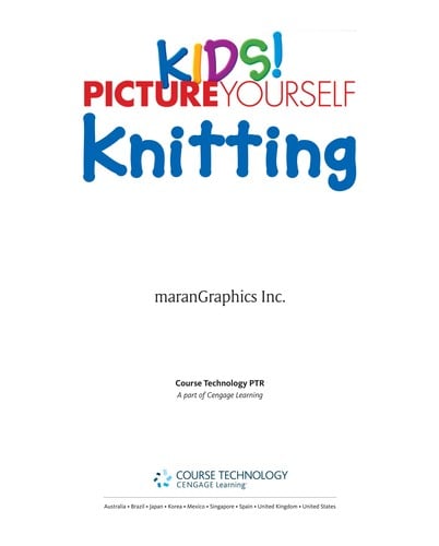Kids! picture yourself knitting