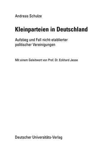 Kleinparteien in Deutschland