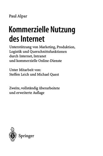 Kommerzielle Nutzung des Internet