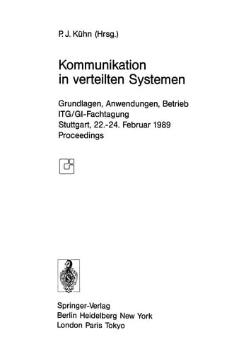 Kommunikation in verteilten Systemen