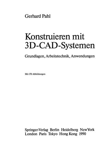 Konstruieren mit 3D-CAD-Systemen