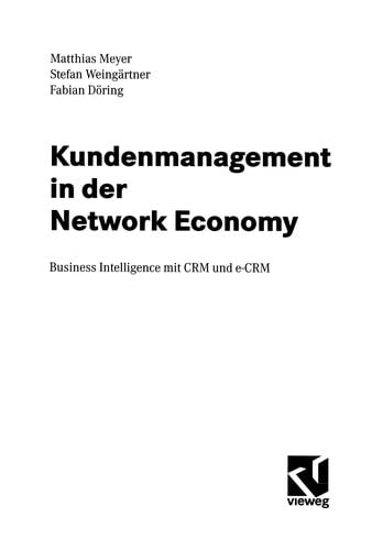 Kundenmanagement in der Network Economy