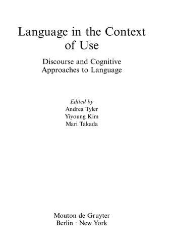 Language in the context of use