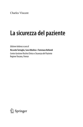 La sicurezza del paziente
