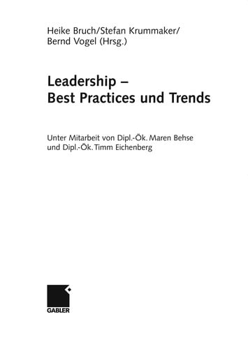 Leadership - Best Practices und Trends