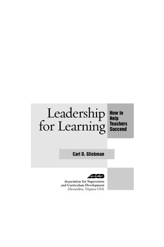 Leadership for learning