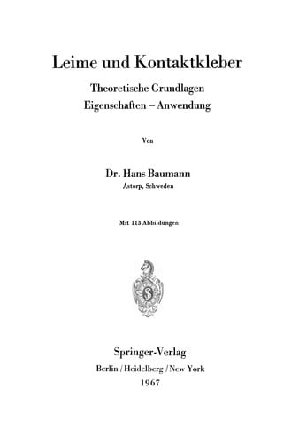 Leime und Kontaktkleber