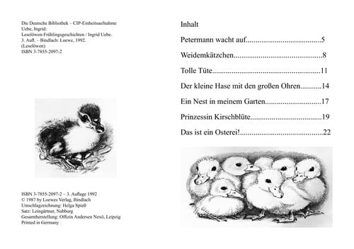 Leselöwen-Frühlingsgeschichten