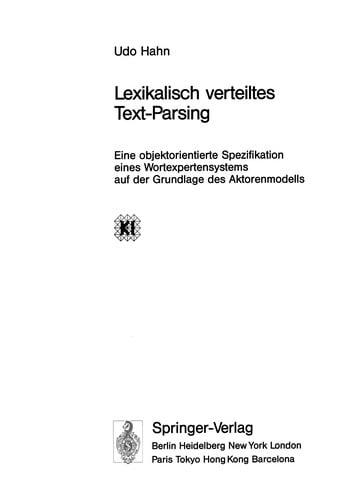 Lexikalisch verteiltes Text-Parsing
