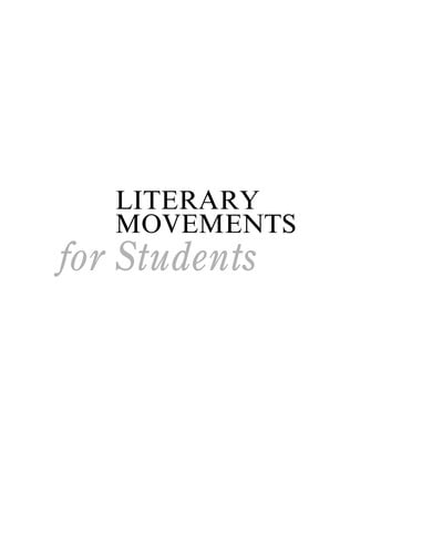 Literary movements for students
