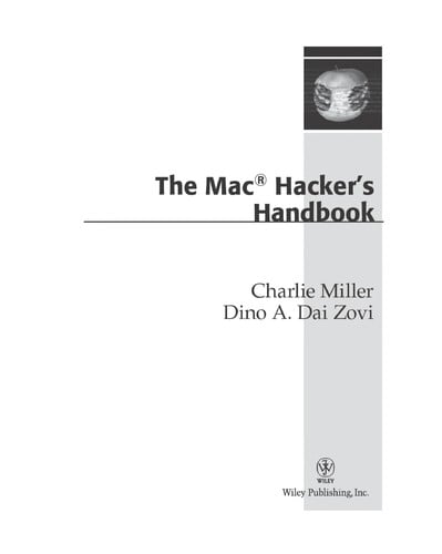 The Mac hacker's handbook