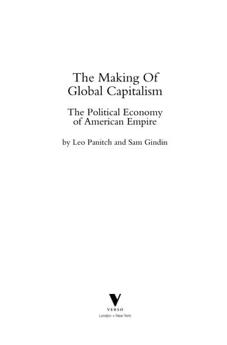 The Making of Global Capitalism