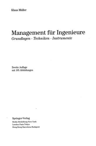Management für Ingenieure