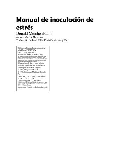 Manual de inoculación de estrés