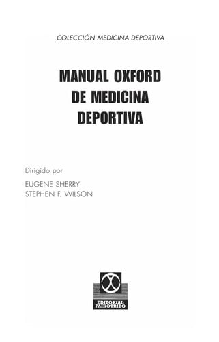 Manual oxford de medicina deportiva