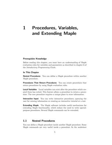 Maple 11 advanced programming guide