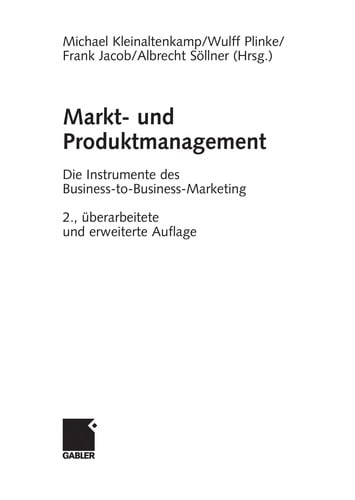 Markt- und Produktmanagement