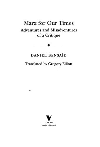 A Marx for our times