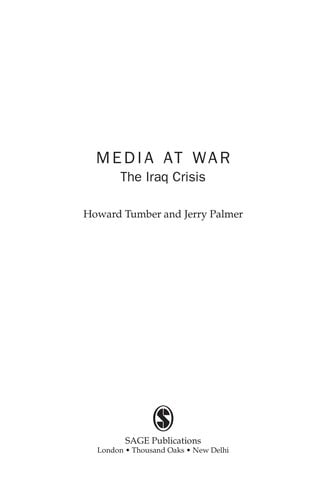 MEDIA AT WAR: IRAQ AT WAR