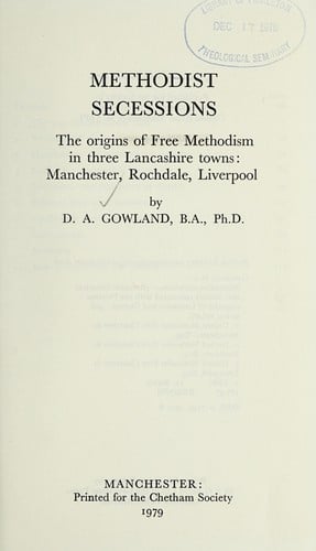 Methodist secessions