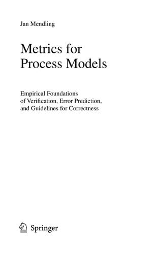 Metrics for process models