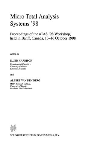 Micro Total Analysis Systems '98