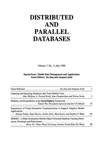 Mobile Data Management and Applications